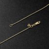 Man Peace Gold Diamond Pendant Necklace - BK Man Peace Gold Diamond Pendant Necklace - BK
