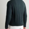Ribbed Baby Cashmere Rollneck Sweater - BK Ribbed Baby Cashmere Rollneck Sweater - BK