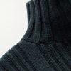 Ribbed Baby Cashmere Rollneck Sweater - CU Ribbed Baby Cashmere Rollneck Sweater - CU