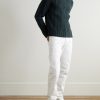 Ribbed Baby Cashmere Rollneck Sweater - OU Ribbed Baby Cashmere Rollneck Sweater - OU