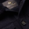 Heiden Shearling-Trimmed Cashmere-Blend Jacket - CU Heiden Shearling-Trimmed Cashmere-Blend Jacket - CU