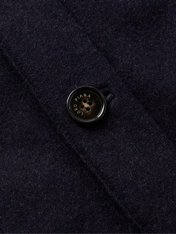 Heiden Shearling-Trimmed Cashmere-Blend Jacket - E1 Heiden Shearling-Trimmed Cashmere-Blend Jacket - E1