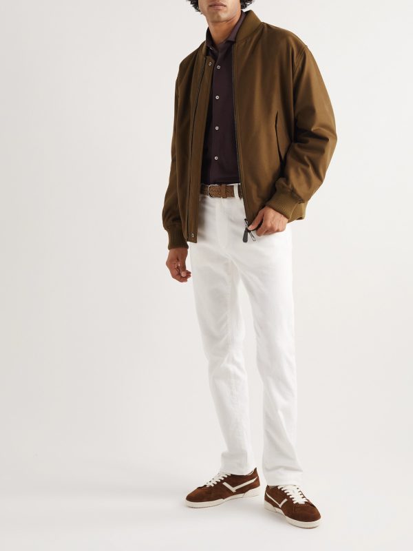 Andrew Wool-Piqué Shirt - OU Andrew Wool-Piqué Shirt - OU