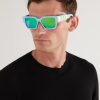 CD SU Square-Frame Acetate and Silver-Tone Sunglasses - OU