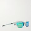 Diorbay S1U Rectangular-Frame Acetate Mirrored Sunglasses - BK Diorbay S1U Rectangular-Frame Acetate Mirrored Sunglasses - BK