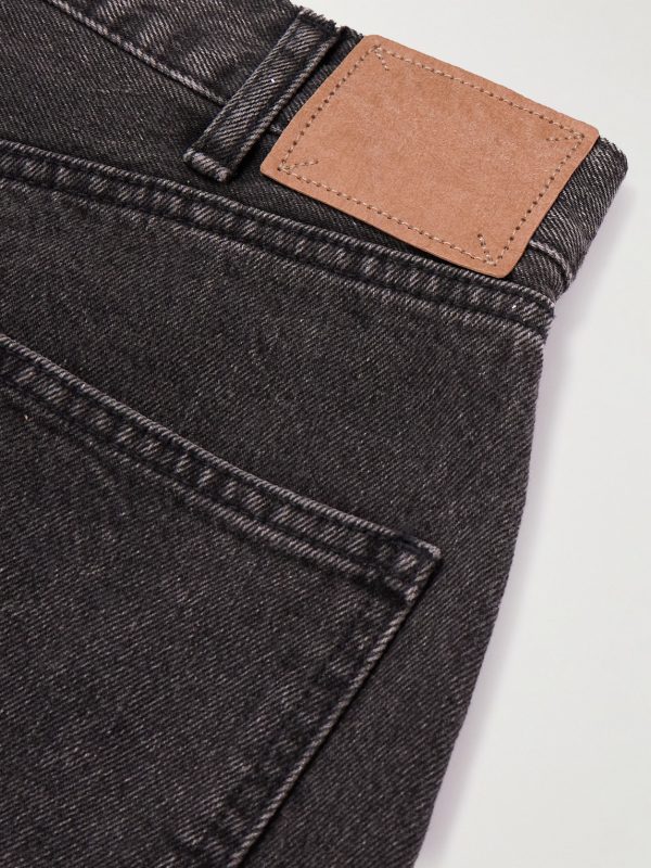 Wesley Wide-Leg Distressed Denim Shorts - CU Wesley Wide-Leg Distressed Denim Shorts - CU