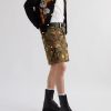 Wide-Leg Camouflage-Print Cotton Cargo Shorts - OU Wide-Leg Camouflage-Print Cotton Cargo Shorts - OU