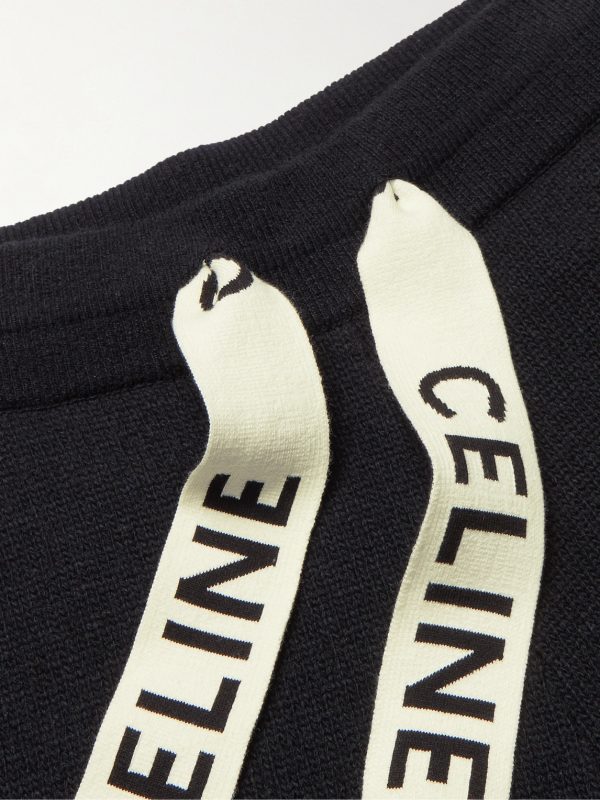 Tapered Wool and Cashmere-Blend Sweatpants - E1