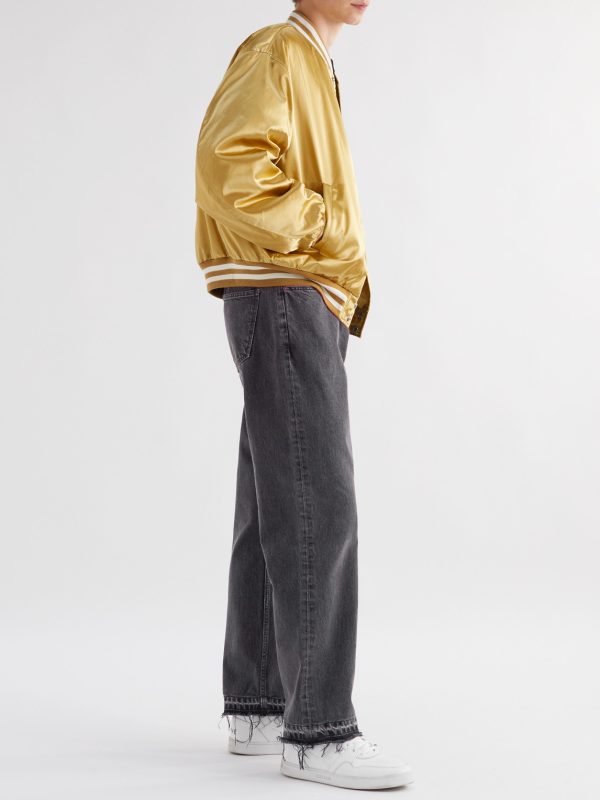 Frayed Straight-Leg Jeans - OU Frayed Straight-Leg Jeans - OU