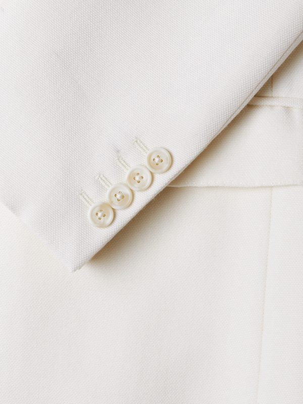 Shawl-Collar Wool and Mohair-Blend Suit Jacket - CU