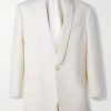 Shawl-Collar Wool and Mohair-Blend Suit Jacket