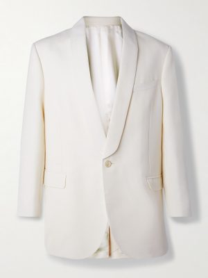 Shawl-Collar Wool and Mohair-Blend Suit Jacket Shawl-Collar Wool and Mohair-Blend Suit Jacket