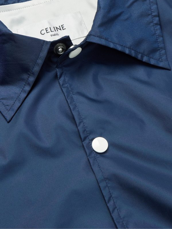 Logo-Print Shell Coach Jacket - CU Logo-Print Shell Coach Jacket - CU