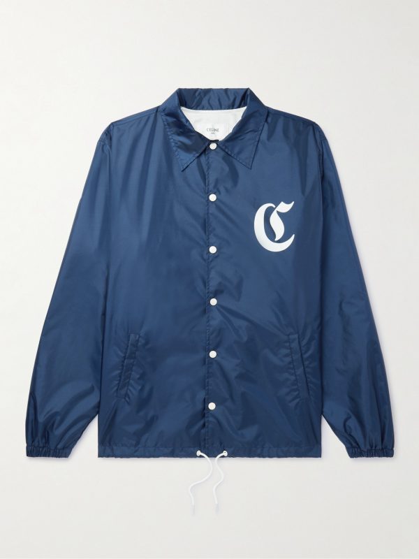 Logo-Print Shell Coach Jacket Logo-Print Shell Coach Jacket