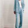 Straight-Leg Pleated Twill Trousers - OU Straight-Leg Pleated Twill Trousers - OU
