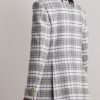 Checked Wool Blazer - BK Checked Wool Blazer - BK