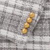 Checked Wool Blazer - CU Checked Wool Blazer - CU