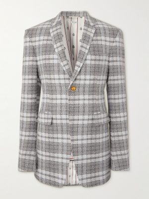 Checked Wool Blazer
