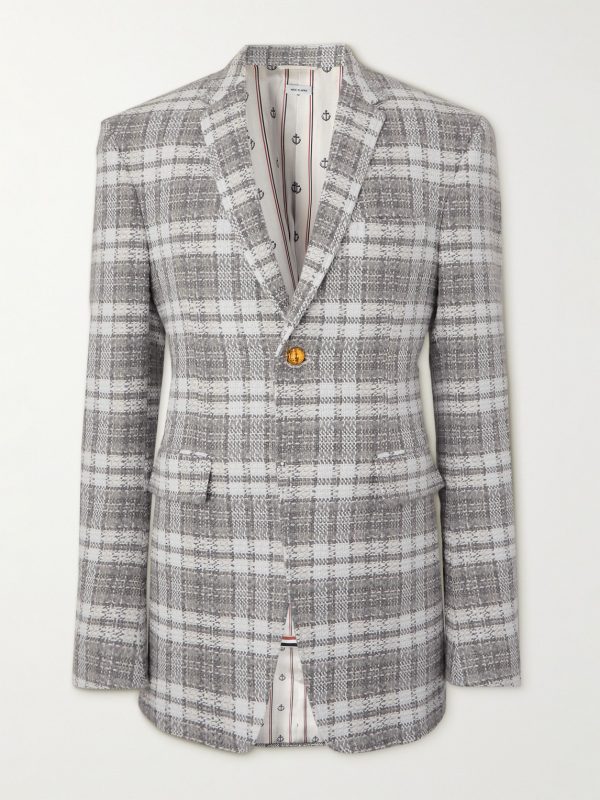 Checked Wool Blazer Checked Wool Blazer