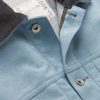 Corduroy-Trimmed Faux Suede Bomber Jacket - CU Corduroy-Trimmed Faux Suede Bomber Jacket - CU