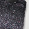 Wide-Leg Embroidered Melangé Knitted Drawstring Shorts - CU Wide-Leg Embroidered Melangé Knitted Drawstring Shorts - CU