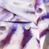 Convertible-Collar Tie-Dyed Silk-Twill Shirt - CU