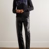Logo-Embroidered Wool-Blend Sweater - OU Logo-Embroidered Wool-Blend Sweater - OU