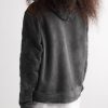 Pigment Spray Star Leather-Trimmed Cotton-Jersey Hoodie - BK Pigment Spray Star Leather-Trimmed Cotton-Jersey Hoodie - BK