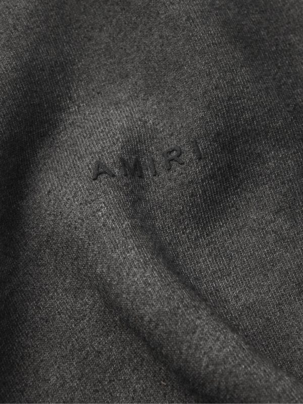 Pigment Spray Star Leather-Trimmed Cotton-Jersey Hoodie - E1 Pigment Spray Star Leather-Trimmed Cotton-Jersey Hoodie - E1