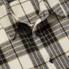 Leather-Trimmed Frayed Checked Cotton-Flannel Shirt - CU