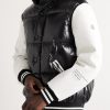 7 Moncler FRGMT Hiroshi Fujiwara Quinlan Quilted Shell and Leather Down Jacket - FR 7 Moncler FRGMT Hiroshi Fujiwara Quinlan Quilted Shell and Leather Down Jacket - FR