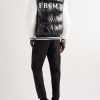 7 Moncler FRGMT Hiroshi Fujiwara Quinlan Quilted Shell and Leather Down Jacket - OU 7 Moncler FRGMT Hiroshi Fujiwara Quinlan Quilted Shell and Leather Down Jacket - OU