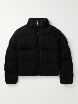 6 Moncler 1017 ALYX 9SM Quilted Ribbed-Knit Down Jacket