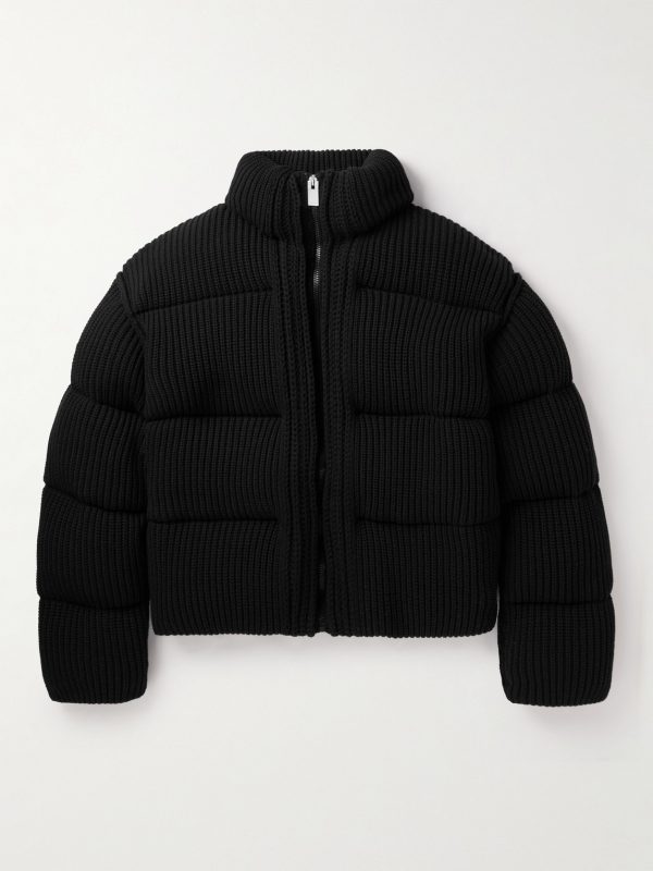 6 Moncler 1017 ALYX 9SM Quilted Ribbed-Knit Down Jacket 6 Moncler 1017 ALYX 9SM Quilted Ribbed-Knit Down Jacket