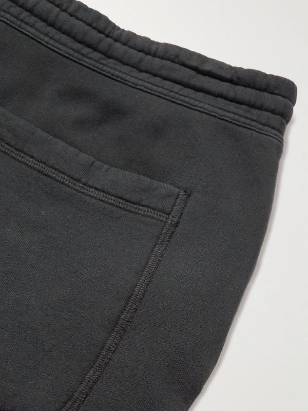 Tapered Garment-Dyed Cotton-Jersey Sweatpants - CU Tapered Garment-Dyed Cotton-Jersey Sweatpants - CU