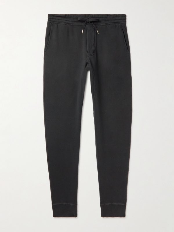 Tapered Garment-Dyed Cotton-Jersey Sweatpants Tapered Garment-Dyed Cotton-Jersey Sweatpants