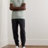 Tapered Garment-Dyed Cotton-Jersey Sweatpants - OU Tapered Garment-Dyed Cotton-Jersey Sweatpants - OU