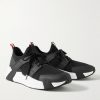 Lunarove Rubber and Leather-Trimmed Neoprene Sneakers - FR