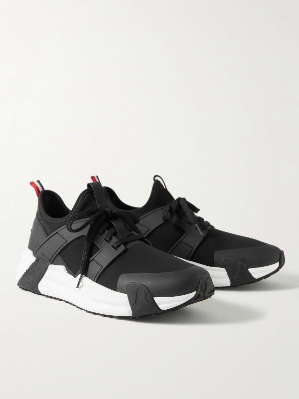 Lunarove Rubber and Leather-Trimmed Neoprene Sneakers - FR