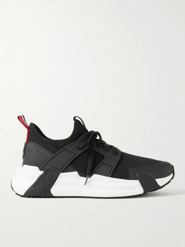 Lunarove Rubber and Leather-Trimmed Neoprene Sneakers
