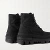 + Hyke Desertyx Canvas and Rubber Ankle Boots - BK + Hyke Desertyx Canvas and Rubber Ankle Boots - BK
