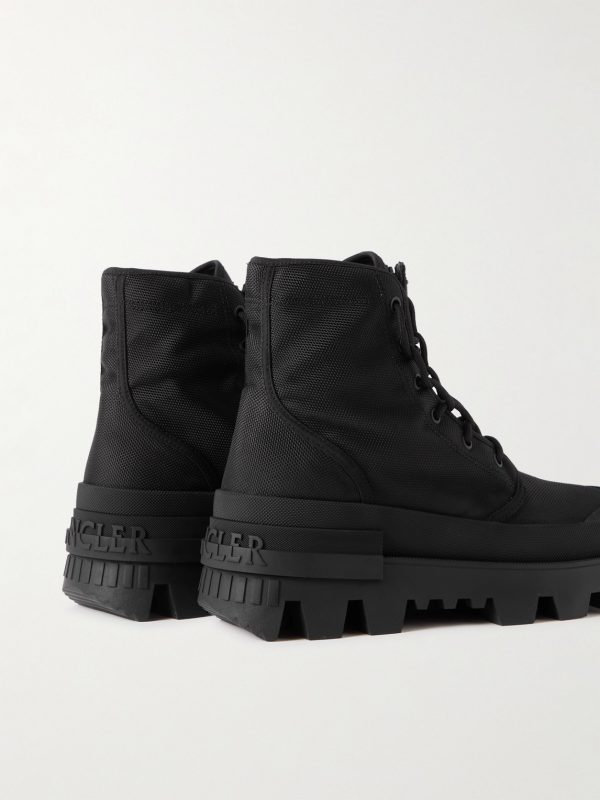 + Hyke Desertyx Canvas and Rubber Ankle Boots - BK + Hyke Desertyx Canvas and Rubber Ankle Boots - BK