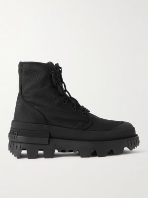 + Hyke Desertyx Canvas and Rubber Ankle Boots + Hyke Desertyx Canvas and Rubber Ankle Boots