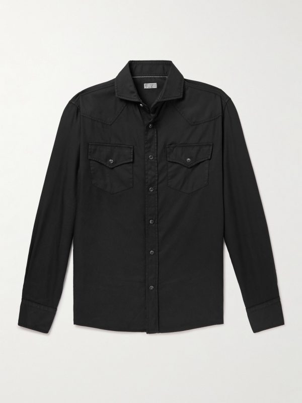 Brushed Cotton-Twill Shirt Brushed Cotton-Twill Shirt
