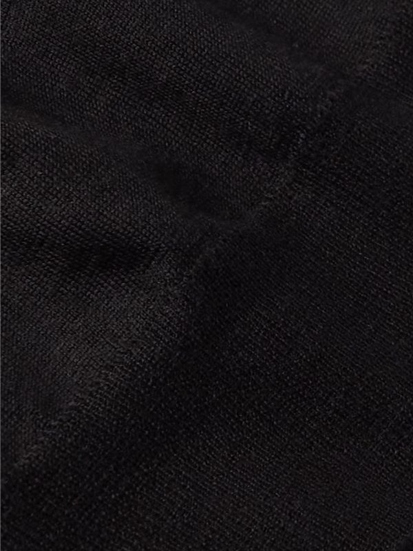 Virgin Wool and Cashmere-Blend Polo Shirt - E1 Virgin Wool and Cashmere-Blend Polo Shirt - E1