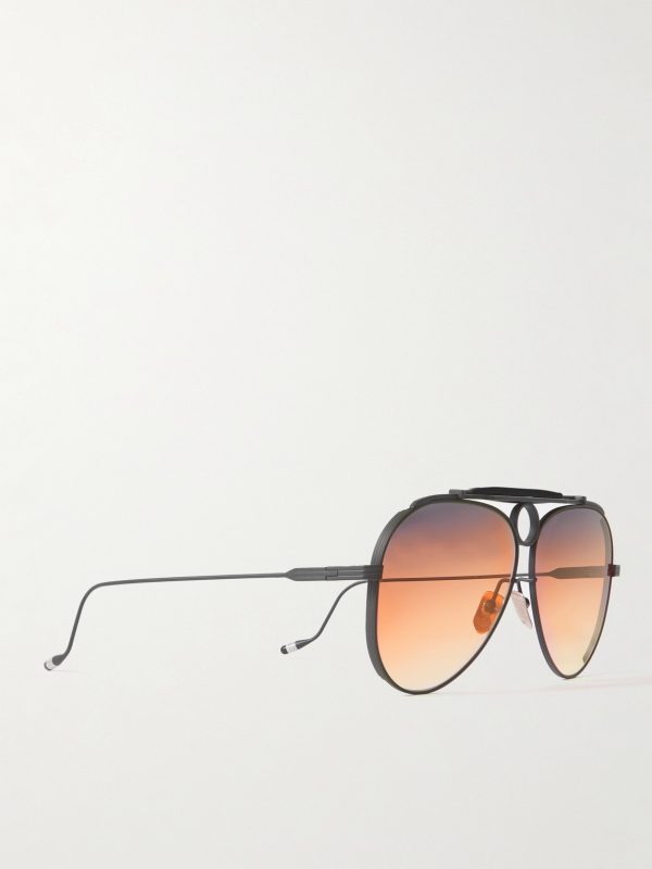 + Diamond Cross Ranch Aviator-Style Black-Tone Sunglasses - FR + Diamond Cross Ranch Aviator-Style Black-Tone Sunglasses - FR