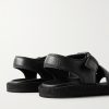 Full-Grain Leather Sandals - BK Full-Grain Leather Sandals - BK