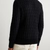 Stark Textured Virgin Wool Cardigan - BK Stark Textured Virgin Wool Cardigan - BK