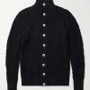 Stark Textured Virgin Wool Cardigan Stark Textured Virgin Wool Cardigan