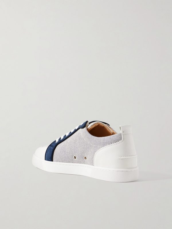 Rantulow Suede and Leather-Trimmed Canvas Sneakers - BK Rantulow Suede and Leather-Trimmed Canvas Sneakers - BK